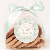 Sticker Rond One Silly Goose Gender neutral Sage Birthday