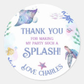 Sticker Rond ONEder The Sea ! 1er anniversaire Classi (Devant)