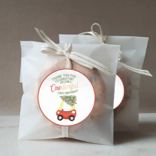 Sticker Rond ONEderful Time of Year Coupé voiture confortable r