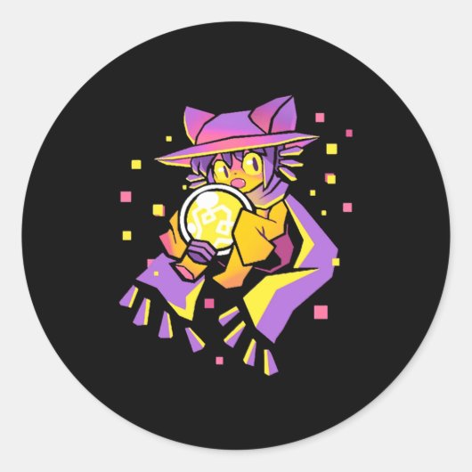 Sticker Rond Oneshot Niko Funny Pack Of Niko Oneshot Dm Me Fo  (Devant)