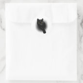 Sticker Rond Ongles à limer Black Cat (Sac)