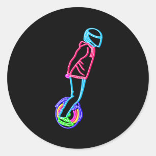 Sticker Rond Onglet électrique Neon EUC