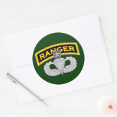 Sticker Rond Onglet Ranger et ailes Master Blaster (Enveloppe)