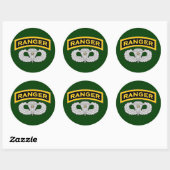 Sticker Rond Onglet Ranger & Jump Wings - Combat (Feuille)