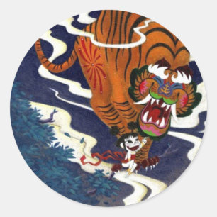 Sticker Rond Oni Love