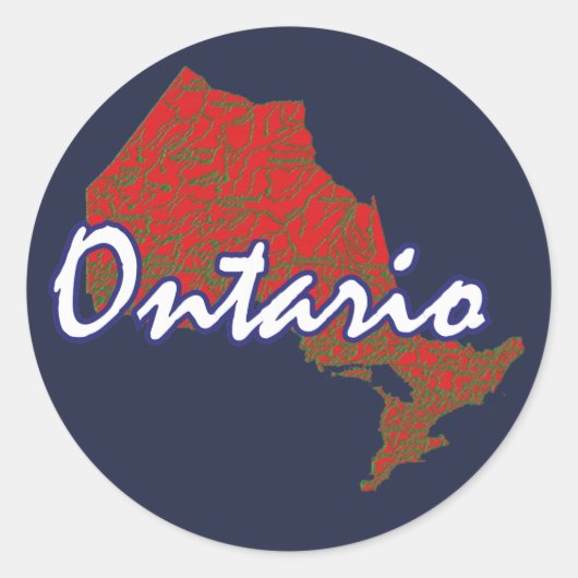 Sticker Rond Ontario (Devant)