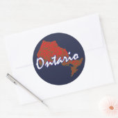 Sticker Rond Ontario (Enveloppe)