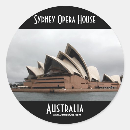 Sticker Rond Opéra de Sydney (Devant)