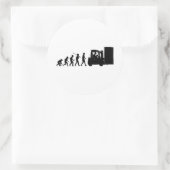 Sticker Rond Opérateur de chariot élévateur (Sac)