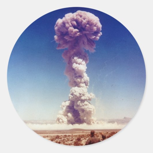 Sticker Rond Opération Buster-Jangle 1951 (Devant)