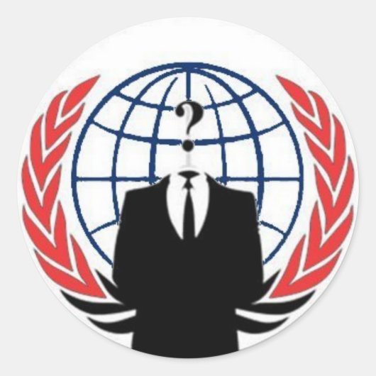 Sticker Rond #opérations anonymes (Devant)
