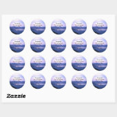 Sticker Rond Opportunités et situation défavorable (Feuille)