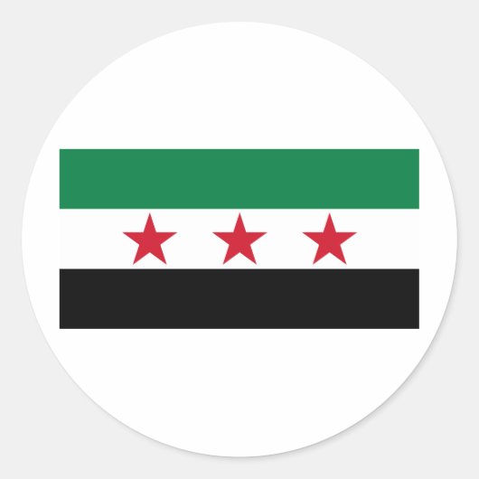 Sticker Rond opposition syrienne (Devant)