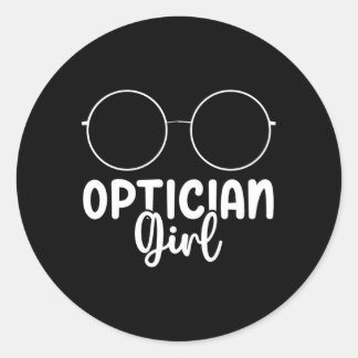 Sticker Rond Opticien