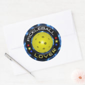 Sticker Rond Options de Pickball Lover 1 (Enveloppe)