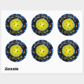 Sticker Rond Options de Pickball Lover 1 (Feuille)