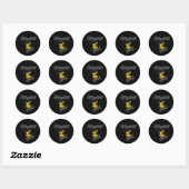 Sticker Rond Optométriste Chick #4 (Feuille)