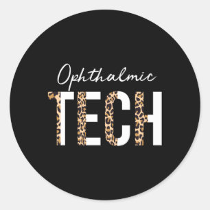Sticker Rond Optométriste ophtalmique