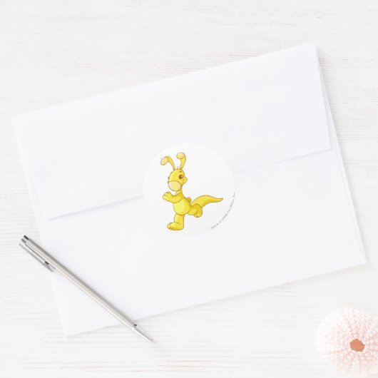 Sticker Rond Or Blumaroo (Enveloppe)