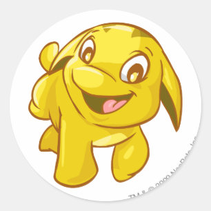 Sticker Rond Or de Poogle
