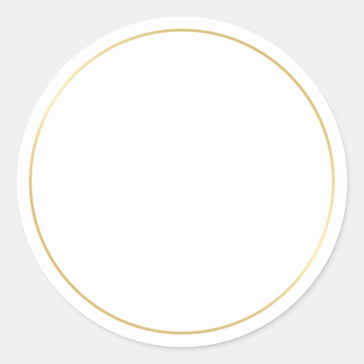 Sticker Rond Or et Blanc Vierges (Devant)