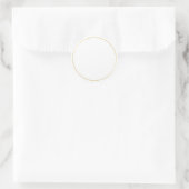 Sticker Rond Or et Blanc Vierges (Sac)