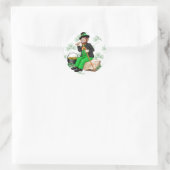 Sticker Rond Or Leprechaun (Sac)