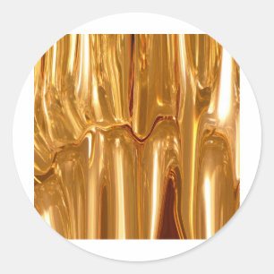 Sticker Rond Or liquide