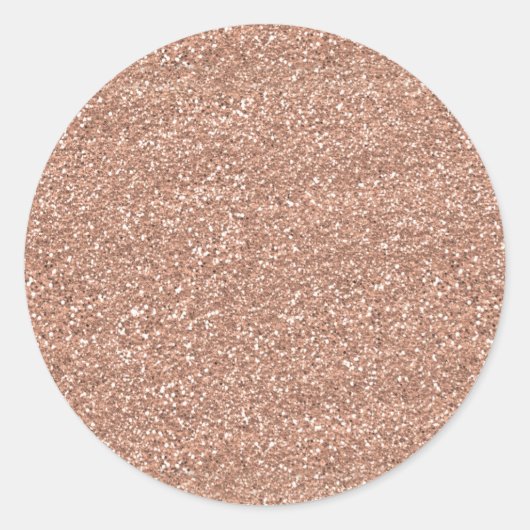 Sticker Rond Or rose (Devant)