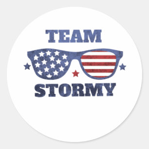 Sticker Rond orage