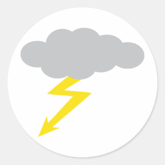 Sticker Rond orage