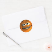 Sticker Rond Orange (Enveloppe)