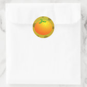 Sticker Rond Orange (Sac)