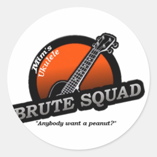 Sticker Rond Orange de MUBS (Devant)
