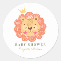 Orange Lion King baby shower