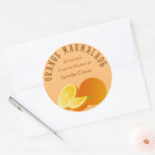 Sticker Rond Orange Marmalade (Enveloppe)