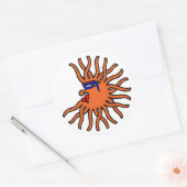 Sticker Rond Orange Migrozalt (Enveloppe)