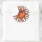 Sticker Rond Orange Migrozalt (Sac)