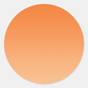 Sticker Rond Orange Ombre