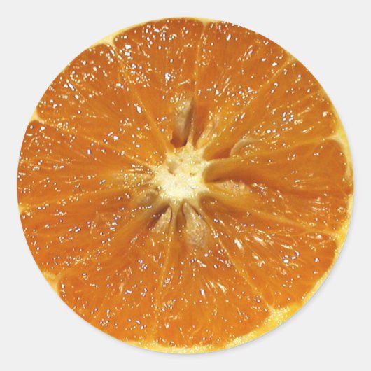 STICKER ROND ORANGE SLICE (Devant)