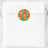 Sticker Rond Oranges (Sac)