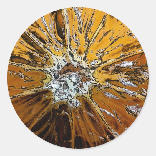 STICKER ROND ORANGES (Devant)