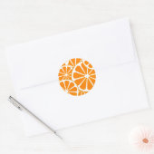Sticker Rond oranges. (Enveloppe)