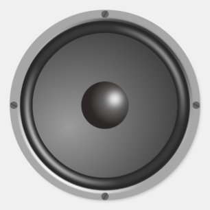 Sticker Rond Orateur