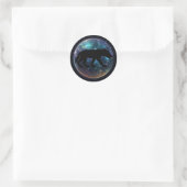 Sticker Rond Orb spatial Wolf Pictish (Sac)