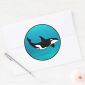 Sticker Rond Orca (Enveloppe)