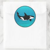 Sticker Rond Orca (Sac)