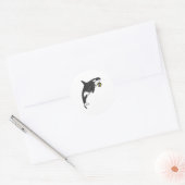 Sticker Rond Orca Handball player Handball (Enveloppe)