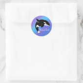 Sticker Rond Orca Killer Whale (Sac)