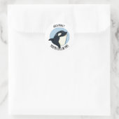 Sticker Rond Orca Puns Vous êtes Killin Me Funny Killer Whale P (Sac)